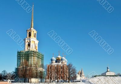 Ryazan Kremlin in winter
