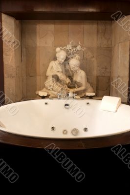 Jacuzzi tub.