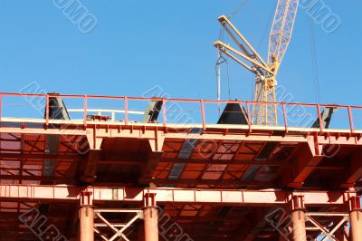 Construction of the overpass