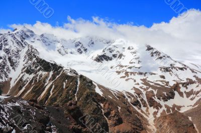 Caucasus mountains Dombai