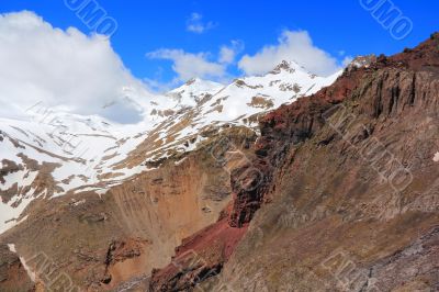 Caucasus mountains Dombai