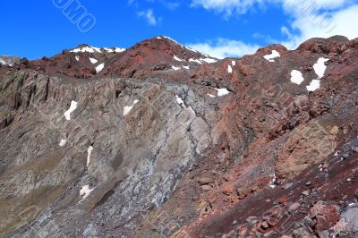 Caucasus mountains Dombai