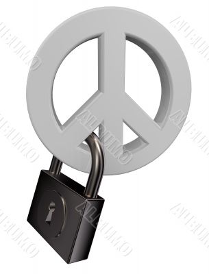 peace and padlock