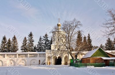 Monastery courtyard