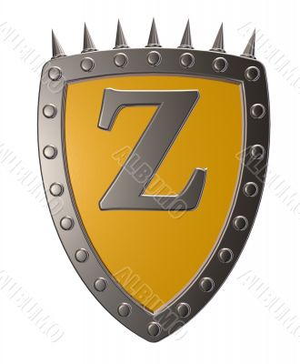 shield with letter z