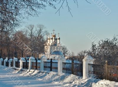  Church of Our Saviour on the bluff in Ryazan