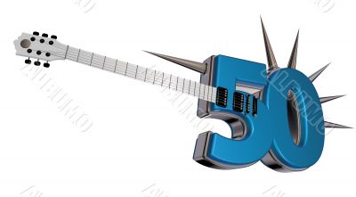 number fifty guitar