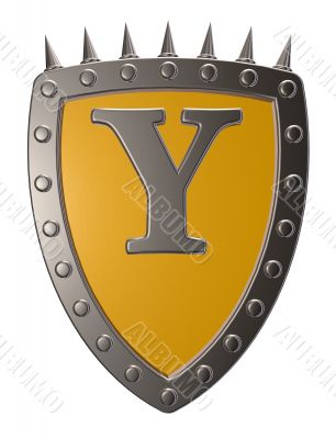shield with letter y