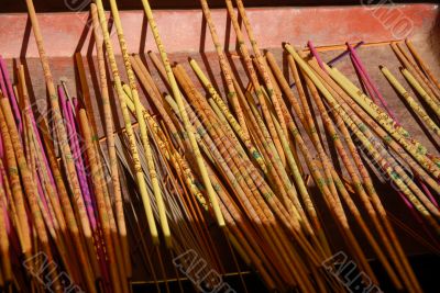 Buddhist incense sticks