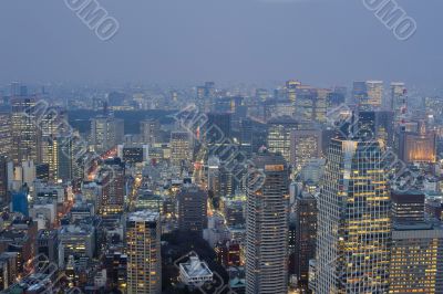 Tokyo at night