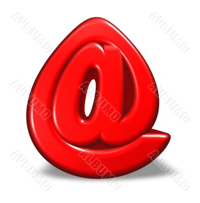 cartoon email symbol