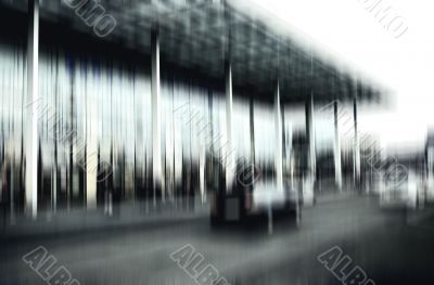 At the railway station abstract At the railway station abstract