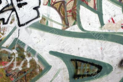 Graffiti on a wall Graffiti on a wall