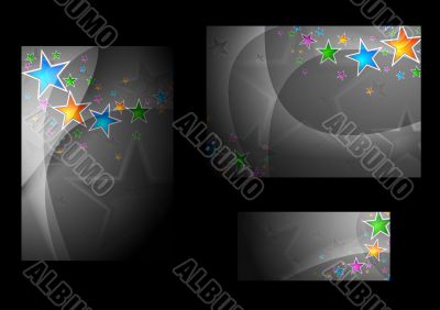 Abstract backgrounds and banner