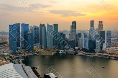 Singapore skycrapers