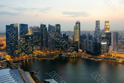 Singapore skycrapers