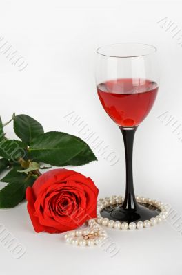 Rose and vine Rose and vine