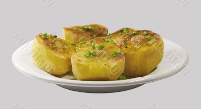 Baked potatoes