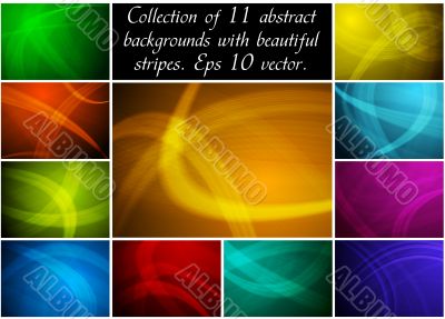 Abstract backgrounds collection Abstract backgrounds collection