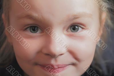 Beautiful girl with blond hair and blue eyes Beautiful girl with blond hair and blue eyes