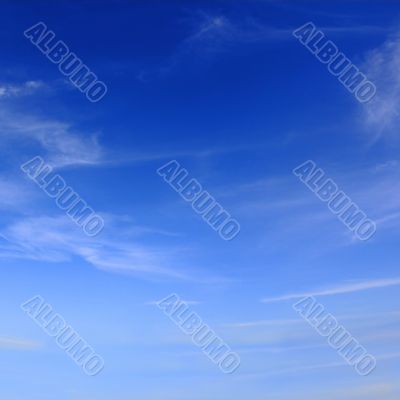 Image of summer fluffy sky