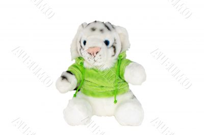 Isolate plush tiger