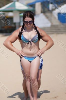 Courageous woman