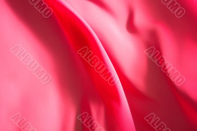Beautiful background, flying pink fabric