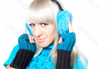 Beautiful winter blonde