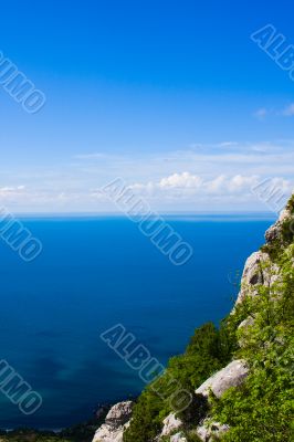 Beautiful sea landscape with mountain Beautiful sea landscape with mountain