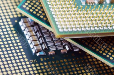 circuit board of laptop CPU 