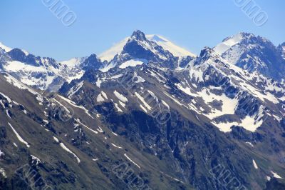 Rockies in Caucasus region in Russia