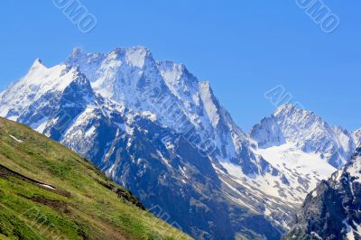 Rockies in Caucasus region in Russia