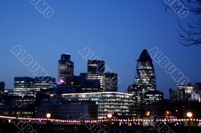 London skyline