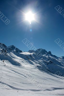 Alpine sun