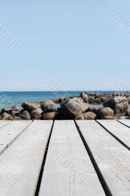 Wooden pier