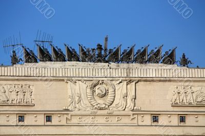 Facade of the monumental building