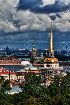 top view of the St. Petersburg