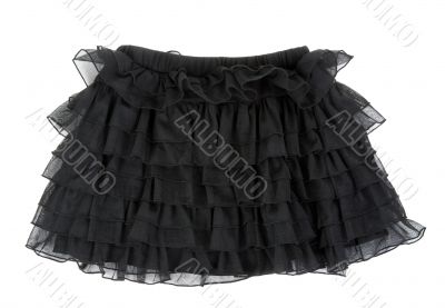 Black laced skirt