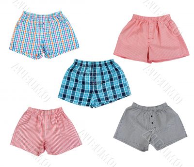 A collage of male underwear