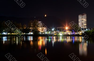 view the city at night
