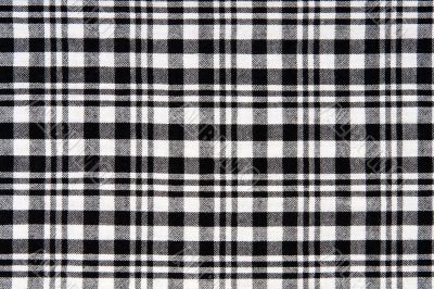 Black and white checkered cloth
