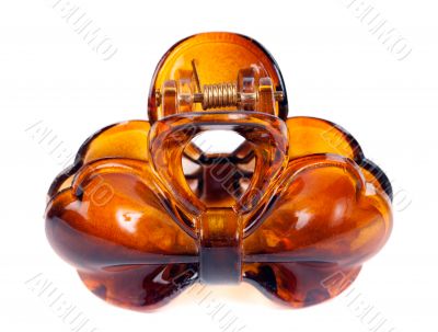 Plastic clip for hair