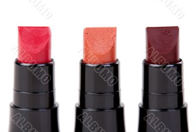 Three lipstick set in a row