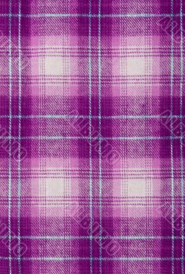 Purple cloth, checkered background
