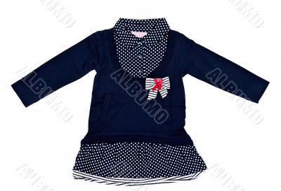 Children dress in polka dot vest