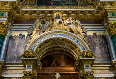 interior of the ancient Orthodox Church