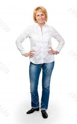 Portrait of a beautiful woman