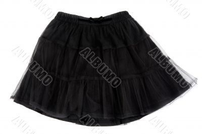 Black laced skirt