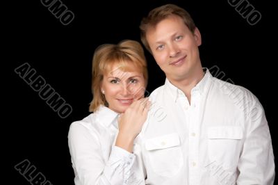 vportrait of a beautiful couple